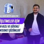 Ali Uğur Aktepe, hızlı internet çözümleri, güvenli internet altyapısı, işletmeler için internet, kurumsal internet güvenliği, fiber internet, yedekli bağlantı, veri güvenliği, iş sürekliliği
