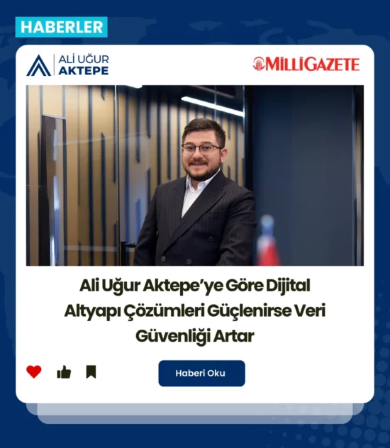 ali uğur aktepe, veri güvenliği, dijital güvenlik
