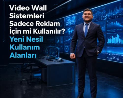 Video Wall Sistemleri Sadece Reklam İçin mi Kullanılır? Yeni Nesil Kullanım Alanları