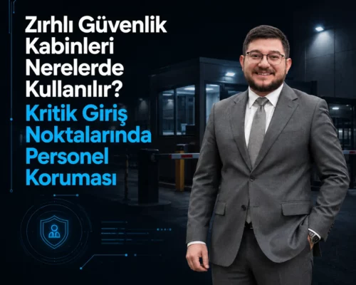 Zırhlı Güvenlik Kabinleri Nerelerde Kullanılır? Kritik Giriş Noktalarında Personel Koruması